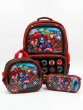 HD Marvel Avengers 3-Piece School Set – 16-Inch