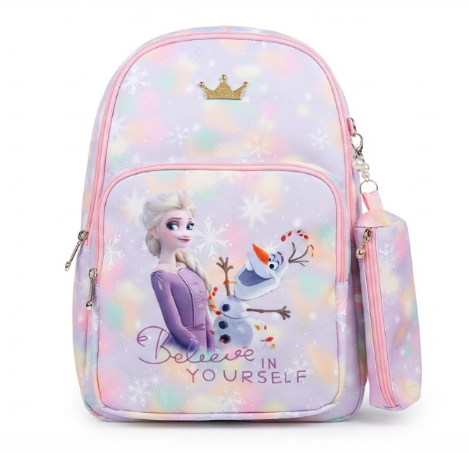 Disney Frozen Believe in Yourself School Backpack with Pencil Case