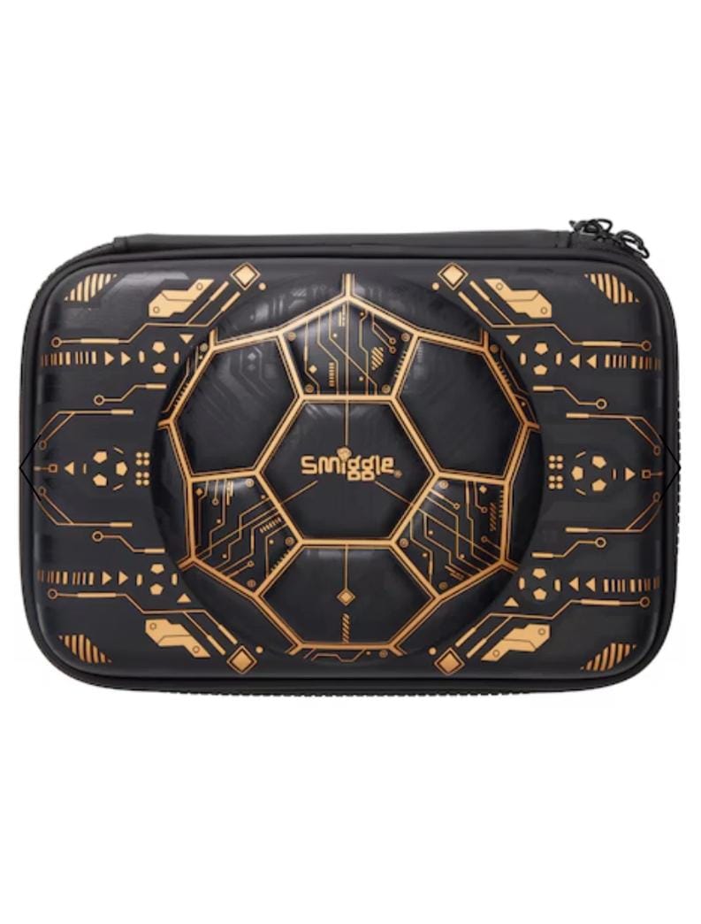 Smiggle Black Gold Football 3-Piece Ultimate School Bundle