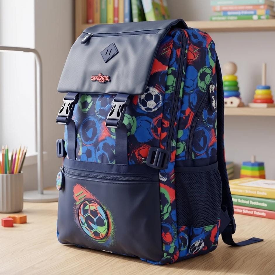 Smiggle Limitless Classic Attach Backpack – Blue