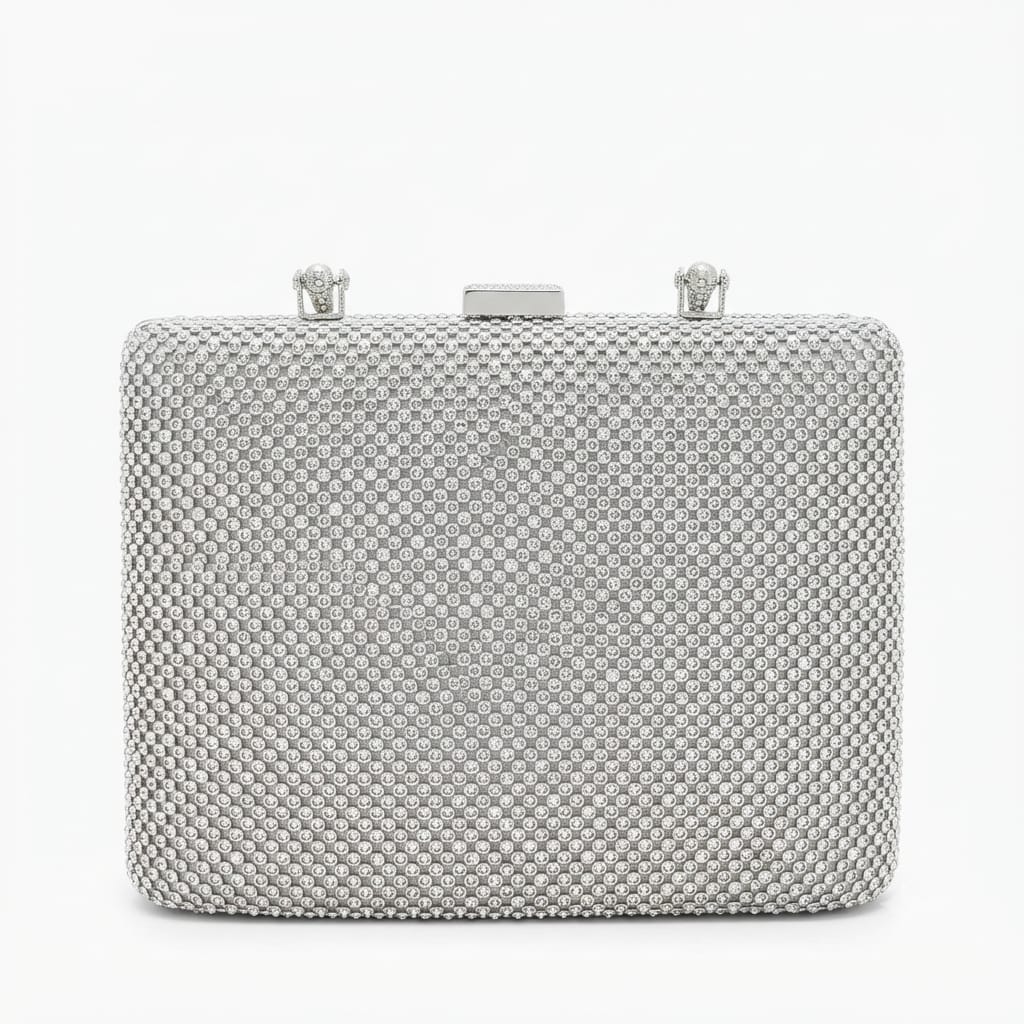 Luxury Crystal Top Handle Evening Bag