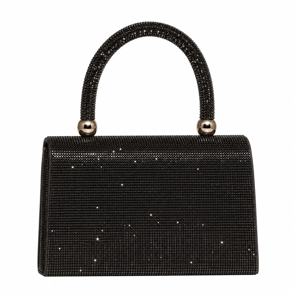 Luxury Crystal Top Handle Evening Bag
