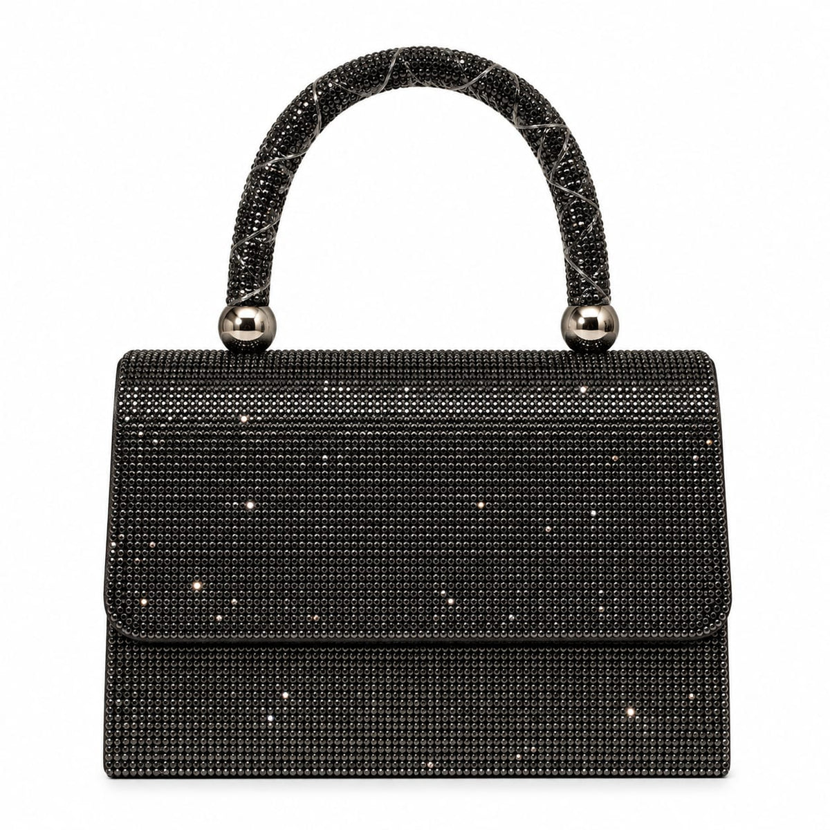 Luxury Crystal Top Handle Evening Bag