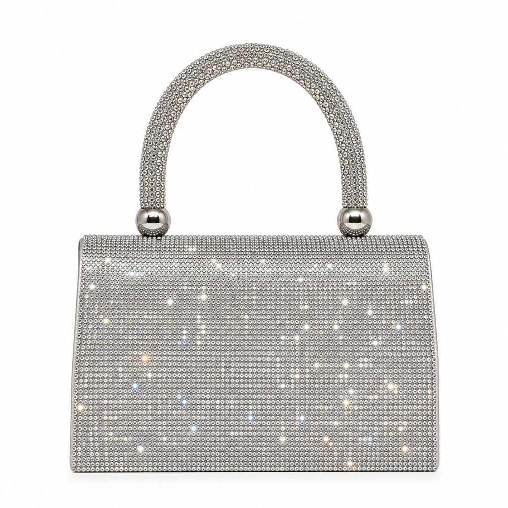 Luxury Crystal Top Handle Evening Bag