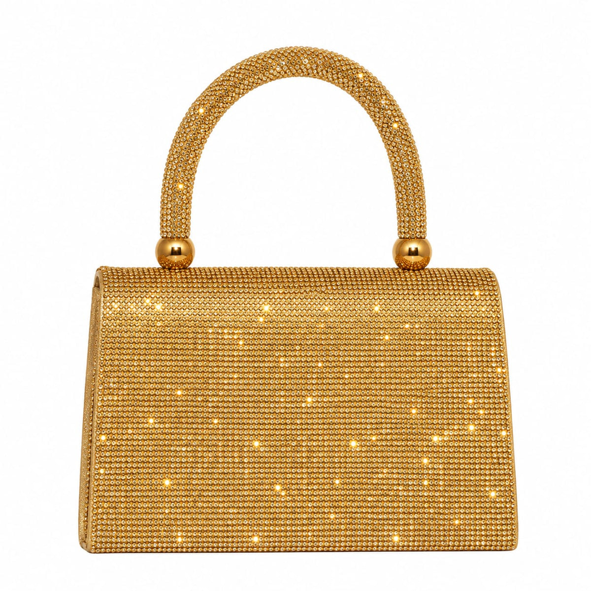 Luxury Crystal Top Handle Evening Bag