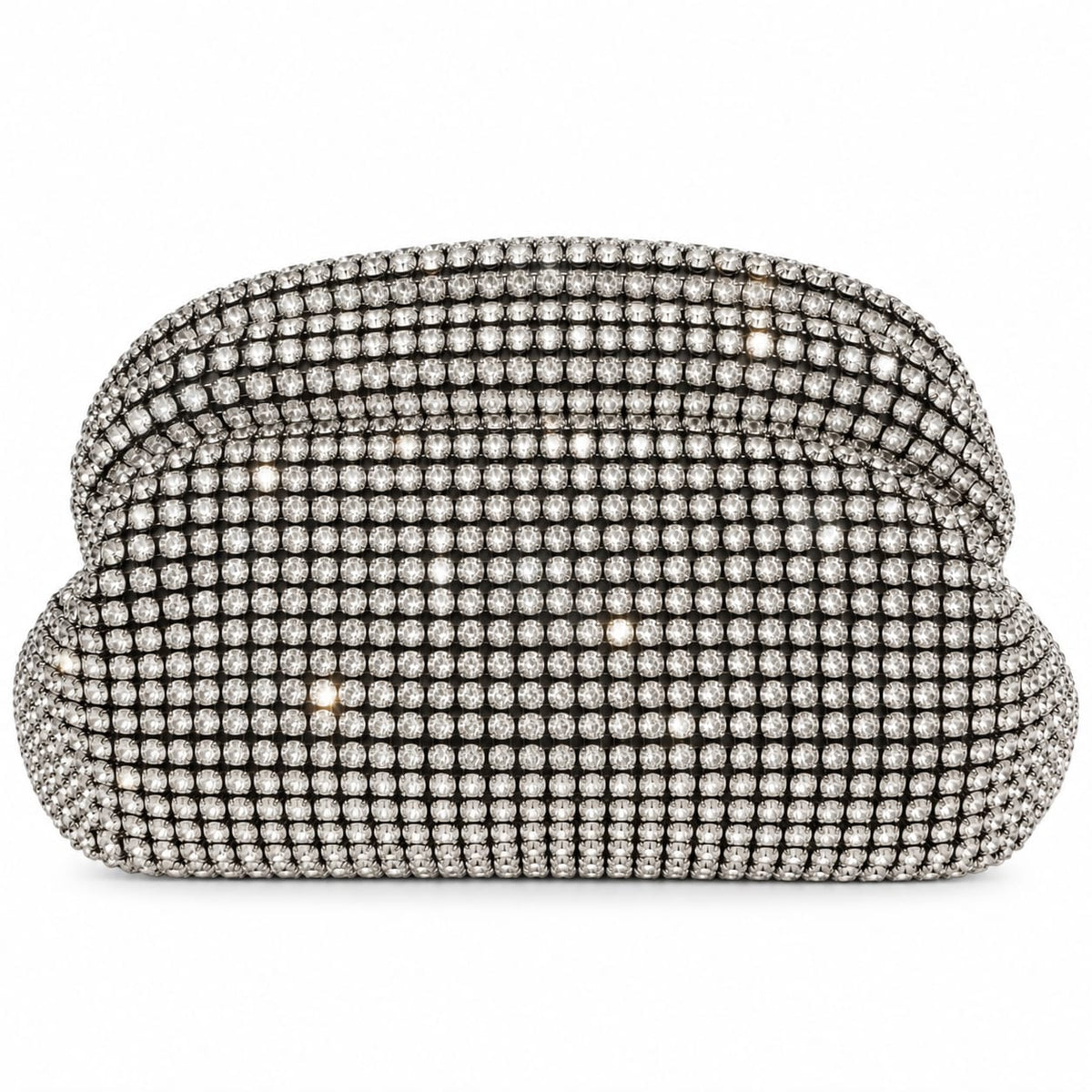Luxury Crystal-Embellished Evening Clutch Bag