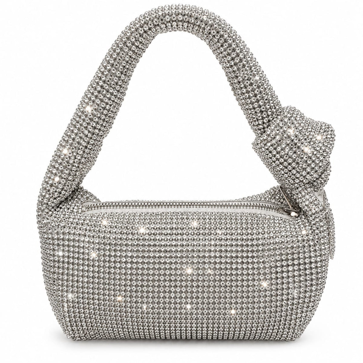 Luxury Crystal Knot Handle Evening Bag
