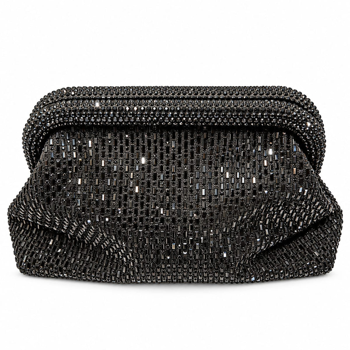Luxury Crystal Frame Evening Clutch Bag