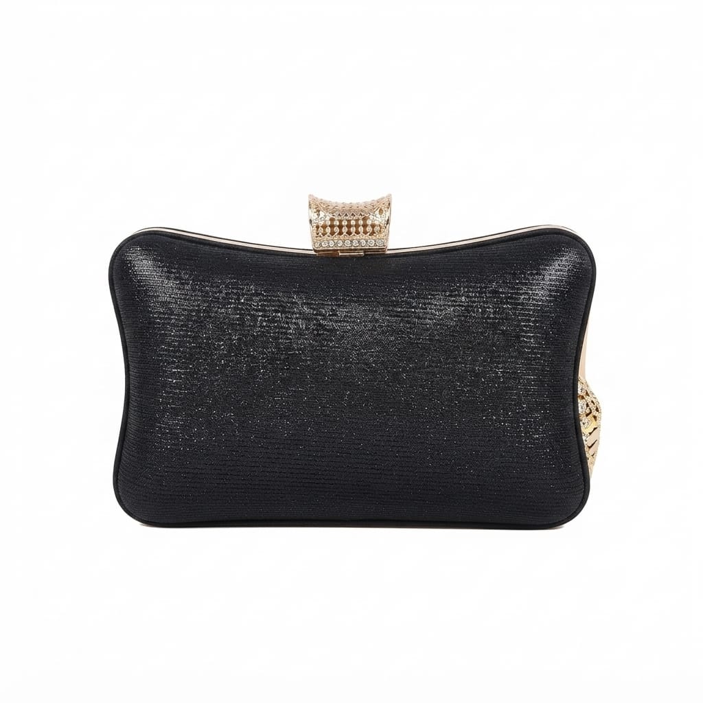 Luxury Crystal & Glitter Evening Clutch Bag