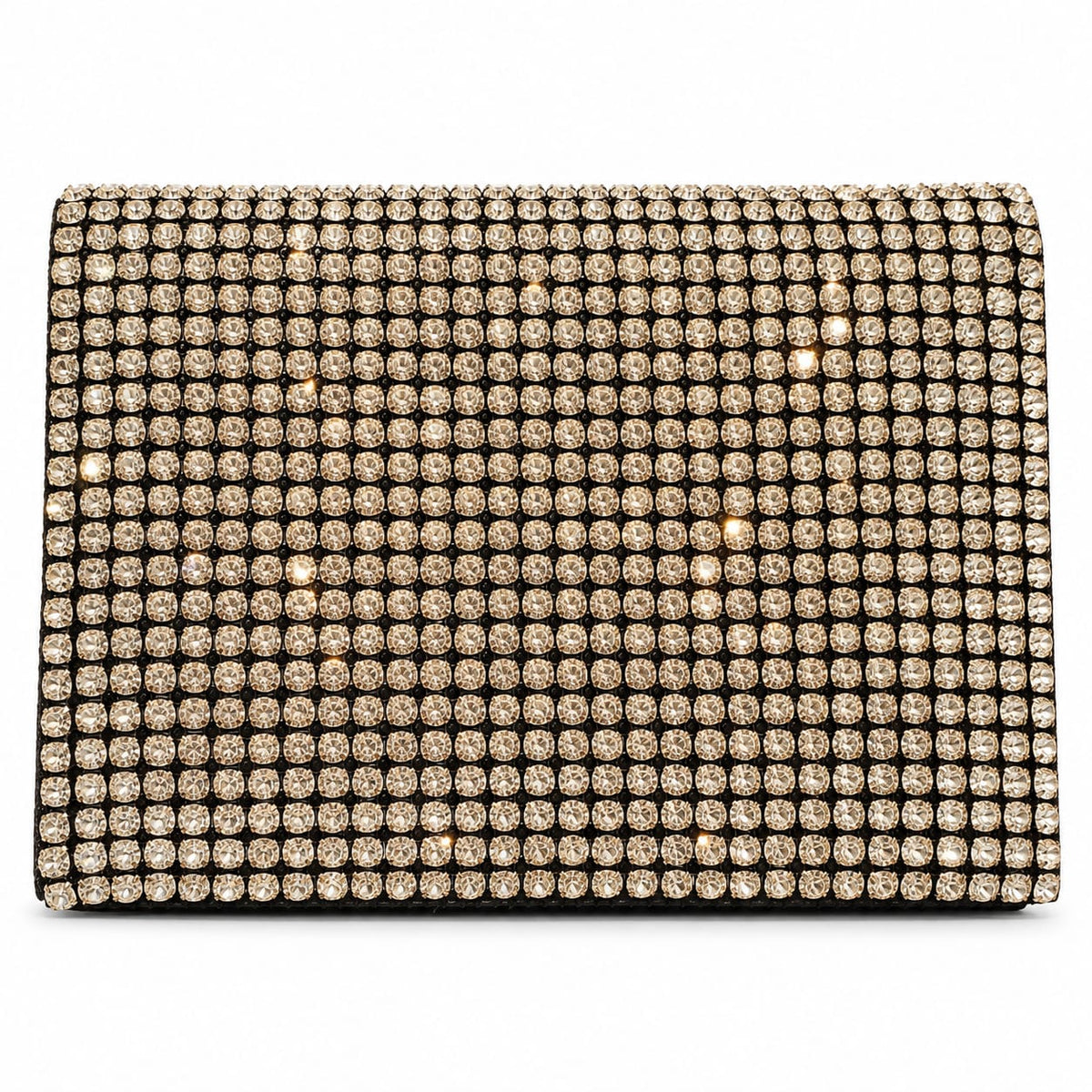 Luxury Crystal-Embellished Mini Evening Clutch Bag