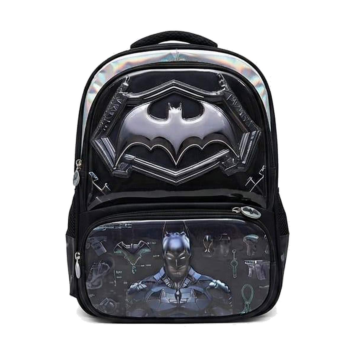 Batman Metallic Shield School Backpack