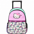 Hello Kitty Pastel Rolling School Backpack