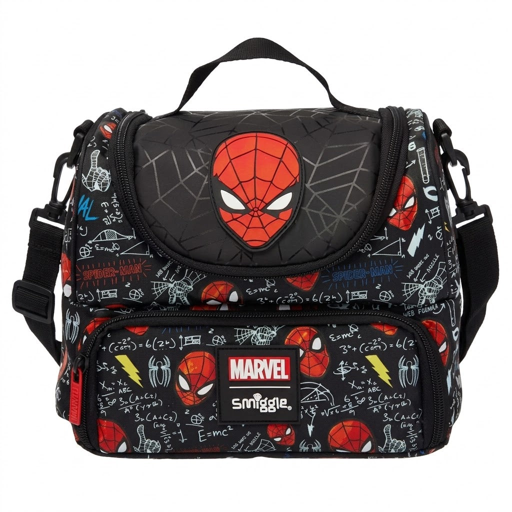 Smiggle Spider-Man Trolley Backpack & Lunch Bag Set