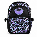 Mystic Butterfly Black School Backpack